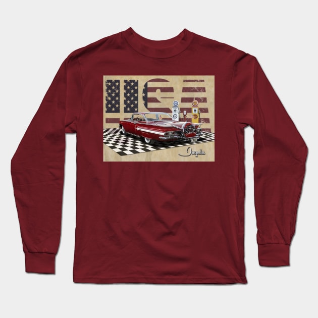 1960s Chevy Impala Long Sleeve T-Shirt by tedsox